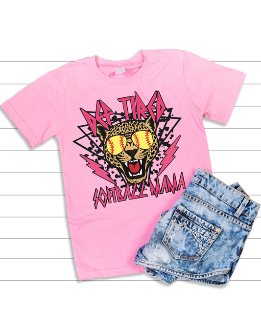 Def Tired Softball Mom